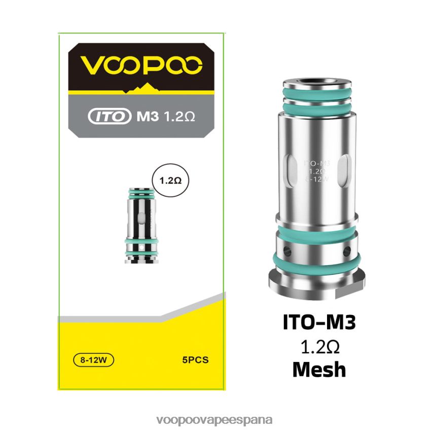 NNVFHP614 - VOOPOO vape España ito-m3 VOOPOO ITO bobinas (5 piezas)