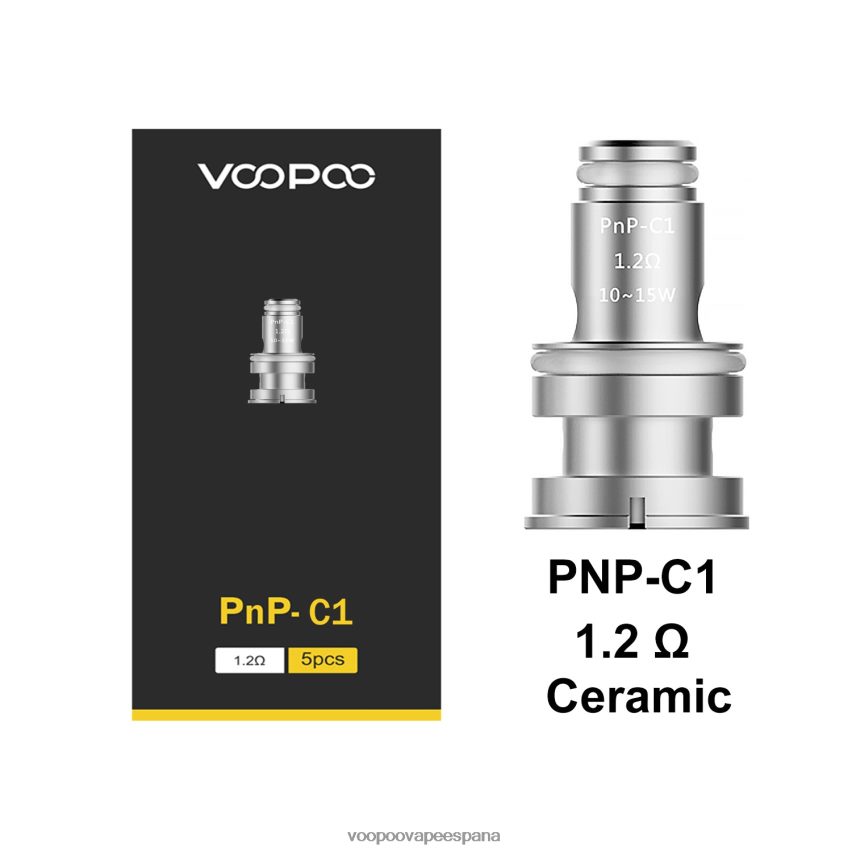 NNVFHP584 - VOOPOO vape España pnp-c1 VOOPOO PNP bobinas (5 piezas)