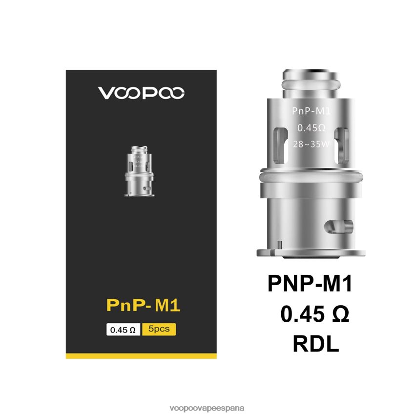 NNVFHP588 - VOOPOO vape precio pnp-m1 VOOPOO PNP bobinas (5 piezas)