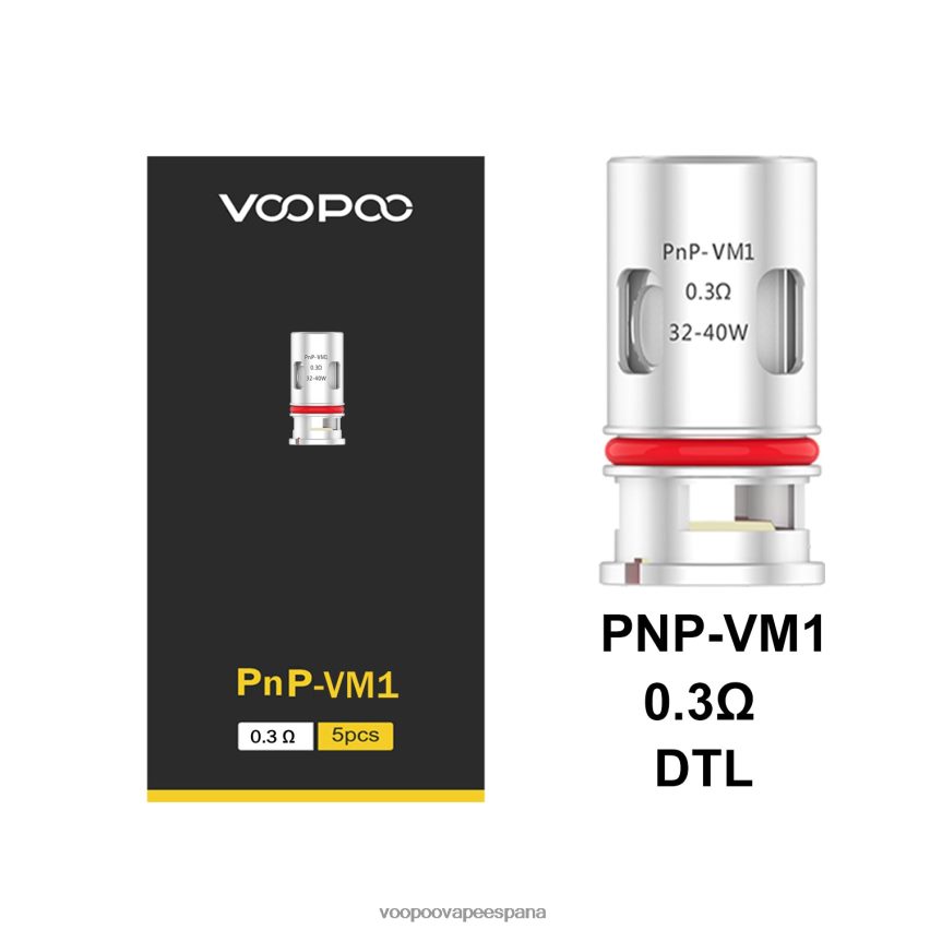 NNVFHP596 - VOOPOO vape amazon pnp-vm1 VOOPOO PNP bobinas (5 piezas)