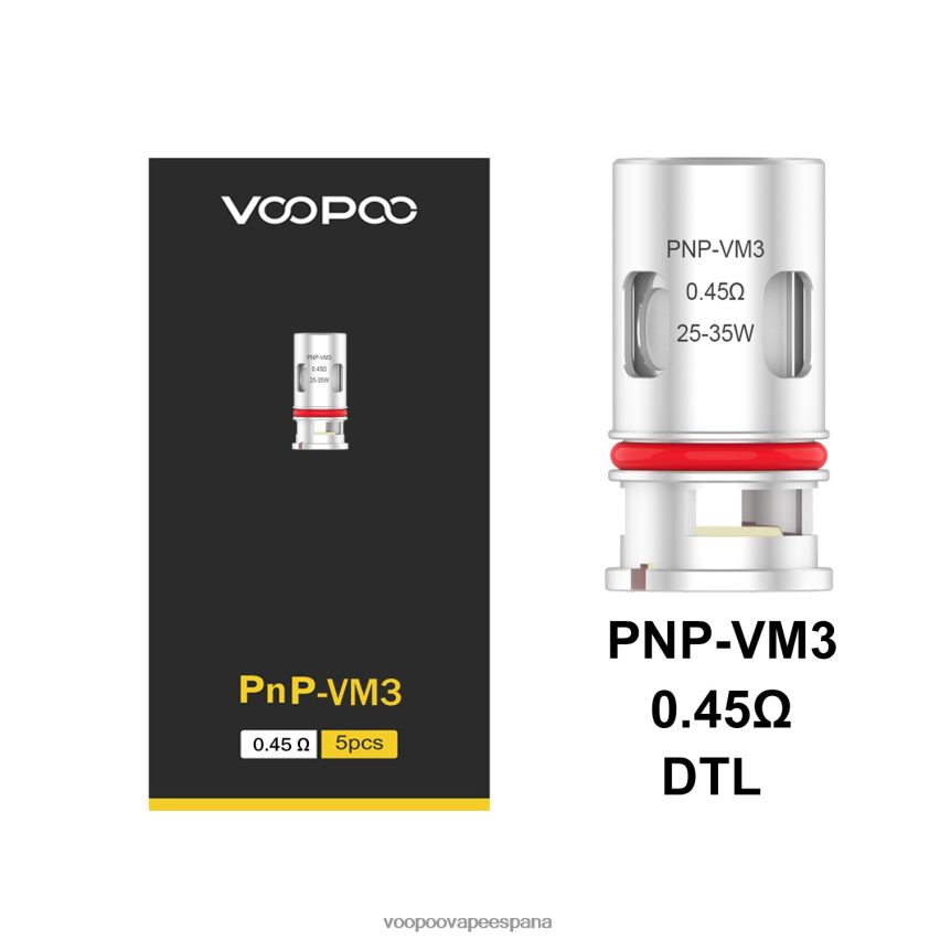 NNVFHP597 - VOOPOO gene precio pnp-vm3 VOOPOO PNP bobinas (5 piezas)