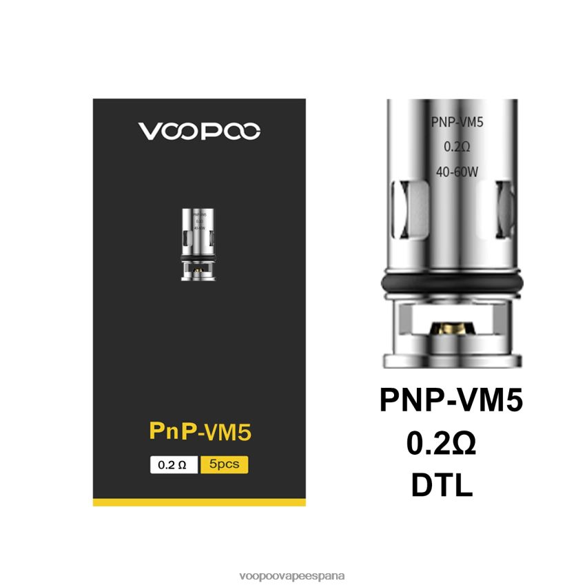 NNVFHP599 - VOOPOO vape price pnp-vm5 VOOPOO PNP bobinas (5 piezas)