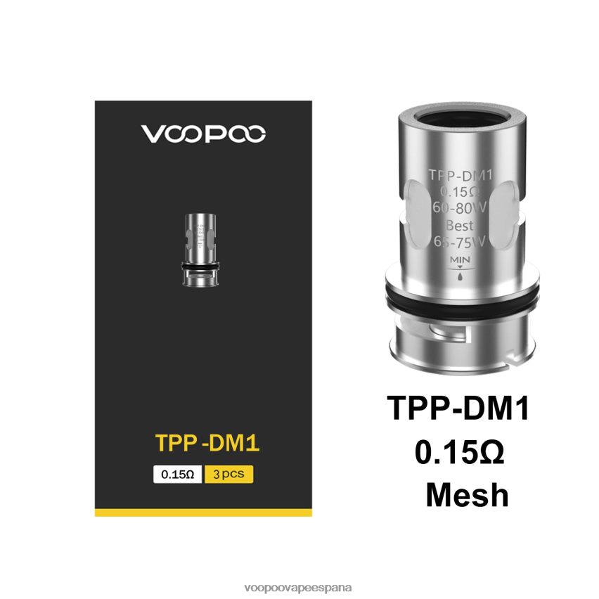NNVFHP585 - VOOPOO drag precio tpp-dm1 VOOPOO TPP bobinas (3 piezas)