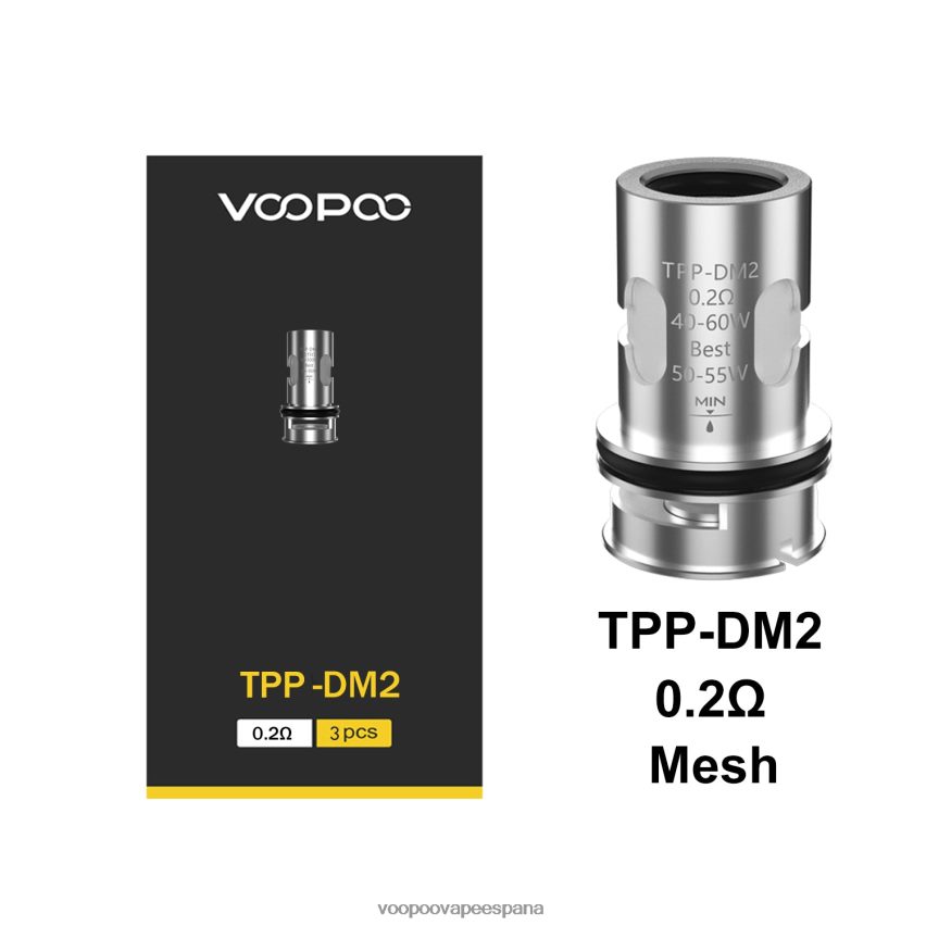 NNVFHP609 - VOOPOO vape price tpp-dm2 VOOPOO TPP bobinas (3 piezas)