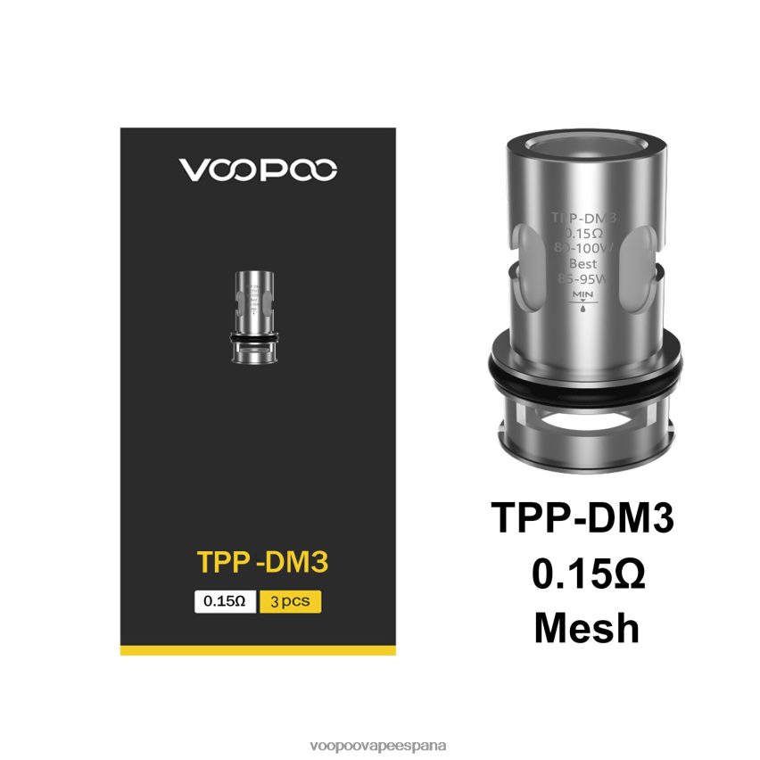 NNVFHP610 - VOOPOO argus precio tpp-dm3 VOOPOO TPP bobinas (3 piezas)