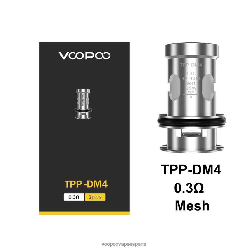 NNVFHP611 - VOOPOO vape Madrid tpp-dm4 VOOPOO TPP bobinas (3 piezas)