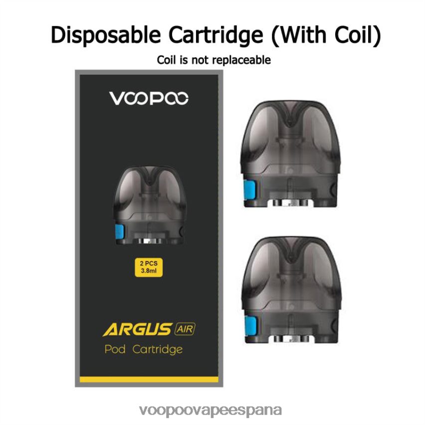 NNVFHP535 - VOOPOO drag precio cápsula con bobina de 0,8 ohmios VOOPOO ARGUS AIR cartucho de cápsulas (2 piezas)