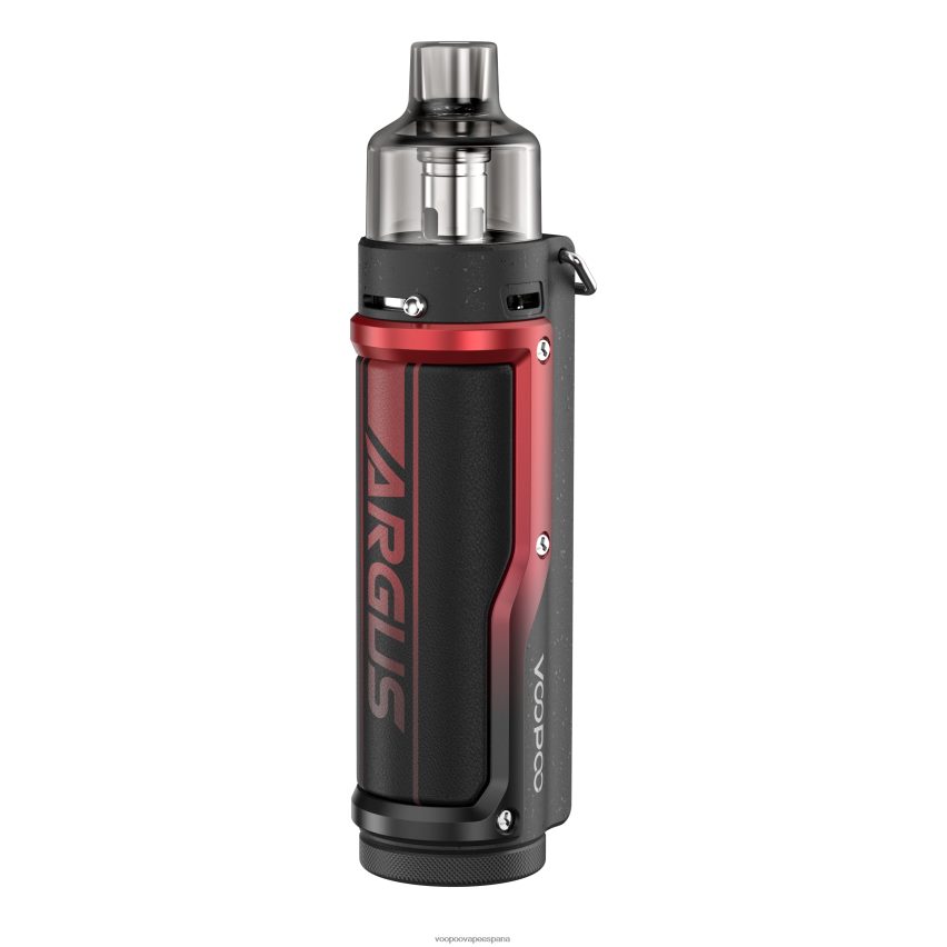 NNVFHP23 - VOOPOO España cuero litchi rojo VOOPOO ARGUS PRO kit de modificación de cápsulas