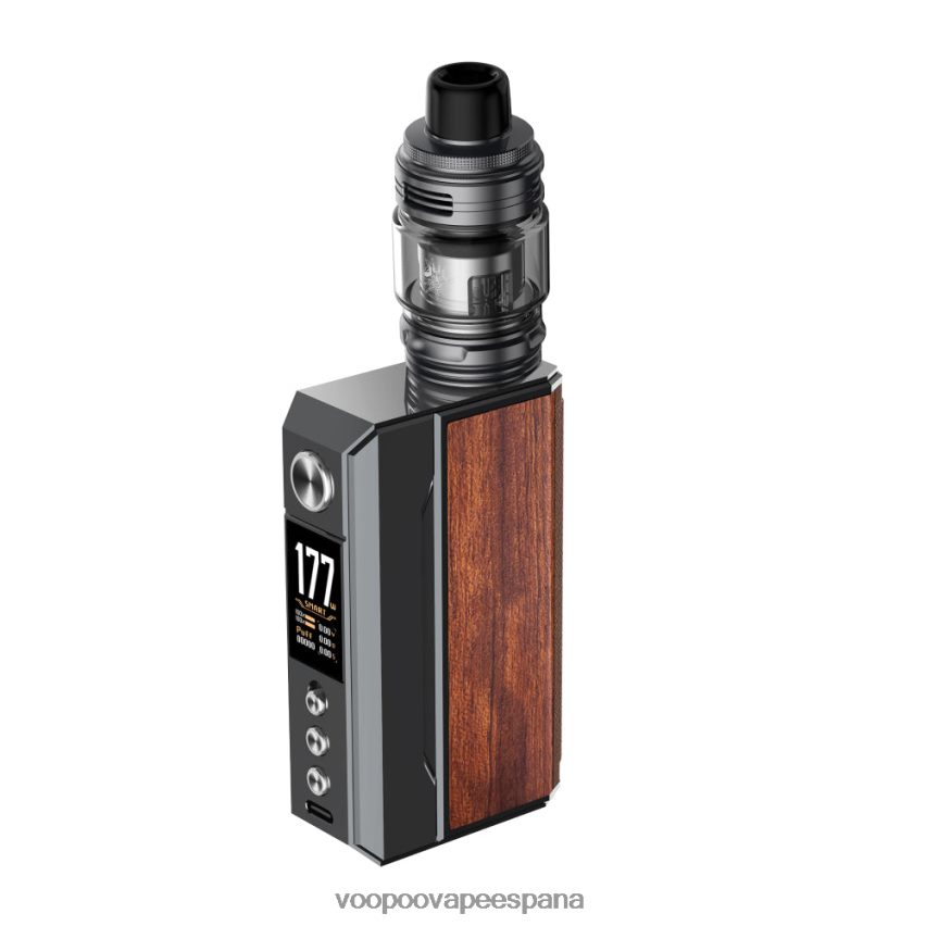 NNVFHP164 - VOOPOO vape España pistola de metal + palo de rosa VOOPOO DRAG 4 equipo