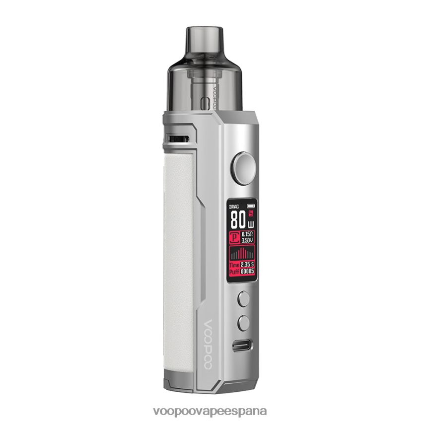 NNVFHP177 - VOOPOO gene precio blanco plateado VOOPOO DRAG X kit de modificación de cápsulas