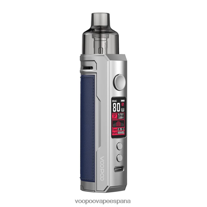 NNVFHP179 - VOOPOO vape price azul plateado VOOPOO DRAG X kit de modificación de cápsulas