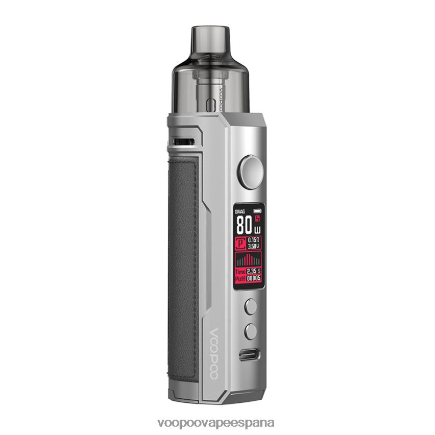 NNVFHP180 - VOOPOO argus precio plata y gris oscuro VOOPOO DRAG X kit de modificación de cápsulas