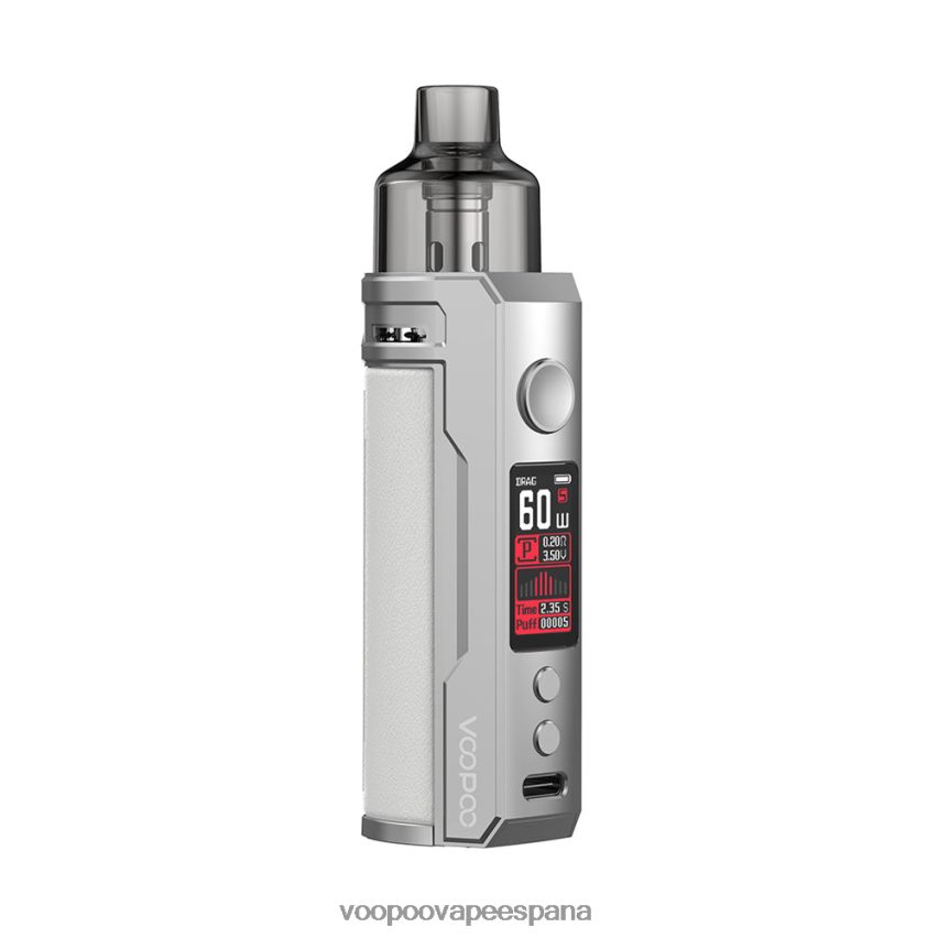 NNVFHP201 - VOOPOO vape Madrid blanco plateado VOOPOO DRAG S kit de modificación de cápsulas