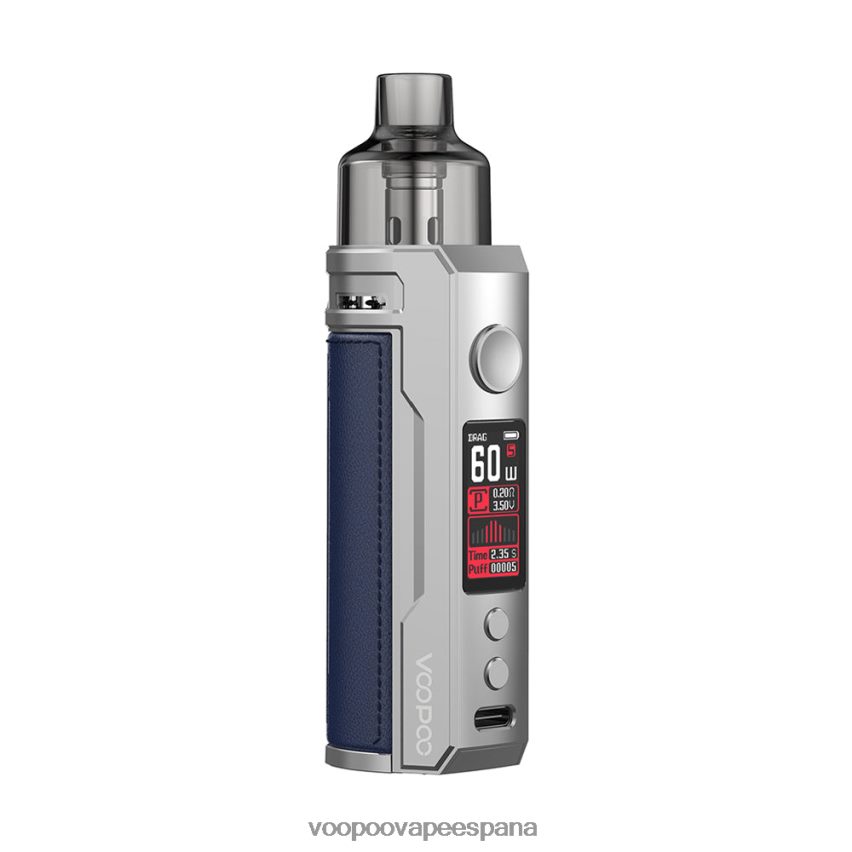 NNVFHP203 - VOOPOO España azul plateado VOOPOO DRAG S kit de modificación de cápsulas
