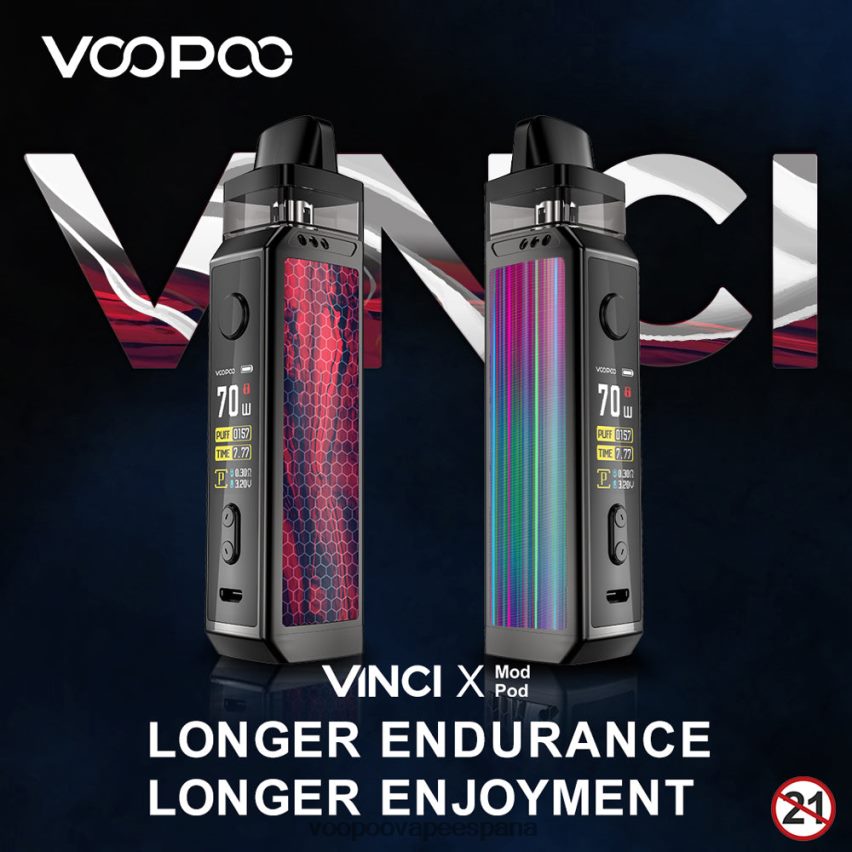 NNVFHP346 - VOOPOO vape amazon Fibra de carbon VOOPOO VINCI X kit de cápsula mod