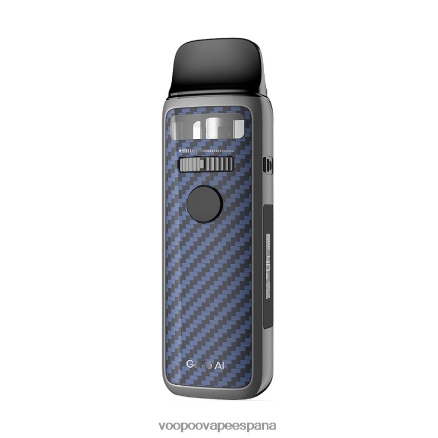NNVFHP363 - VOOPOO España fibra de carbono azul VOOPOO VINCI 3 kit de modificación de cápsulas